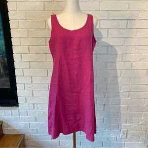 Eileen Fisher Vibrant Pink Sleeveless Mini Dress